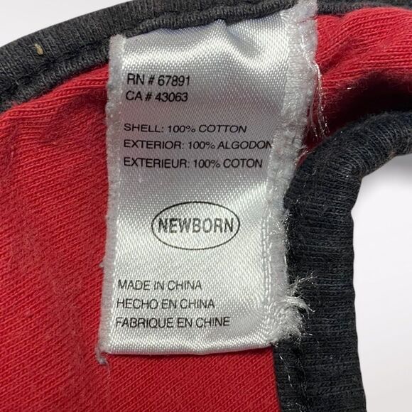 CALGARY Flames Baby Bib - Picture 2 of 4